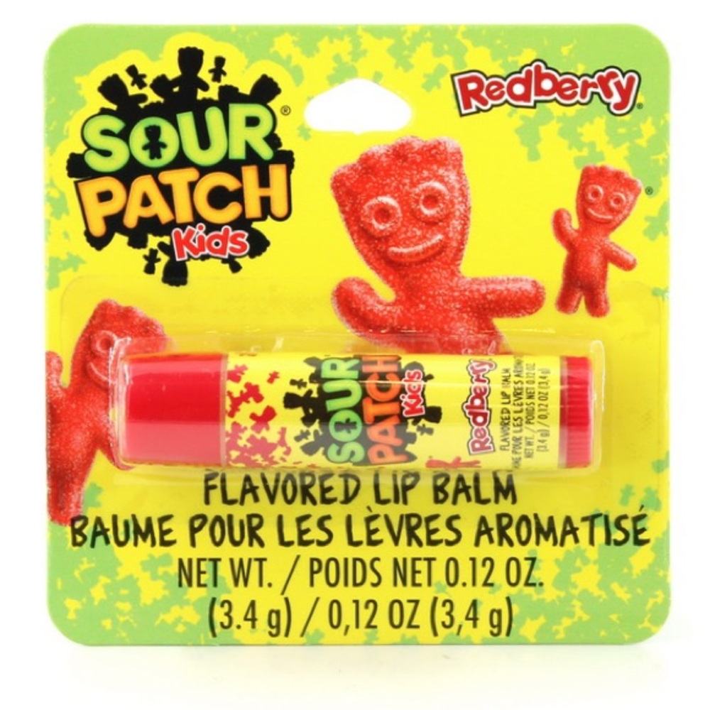 4/$20 Taste Beauty Sour Patch Kids Lip Balm Redberry Flavour